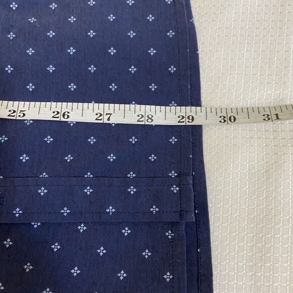 7 Diamonds Shirt Mens Medium Blue Short Sleeve Button Up Pocket Diamond Print - Picture 4 of 12